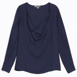 2 Vince Deep Blue & Magenta Blouses